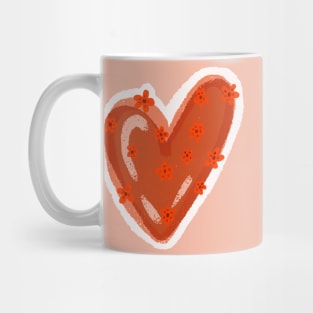 spring heart Mug